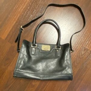 Cole Haan Black Leather Shoulder Bag